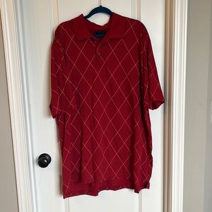 Men’s red polo!